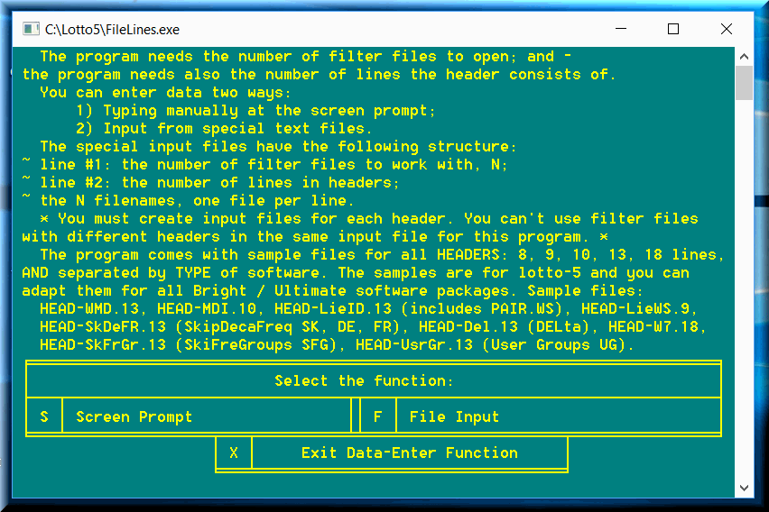 Cross-reference files show parameters in different strategy files for the same draw.